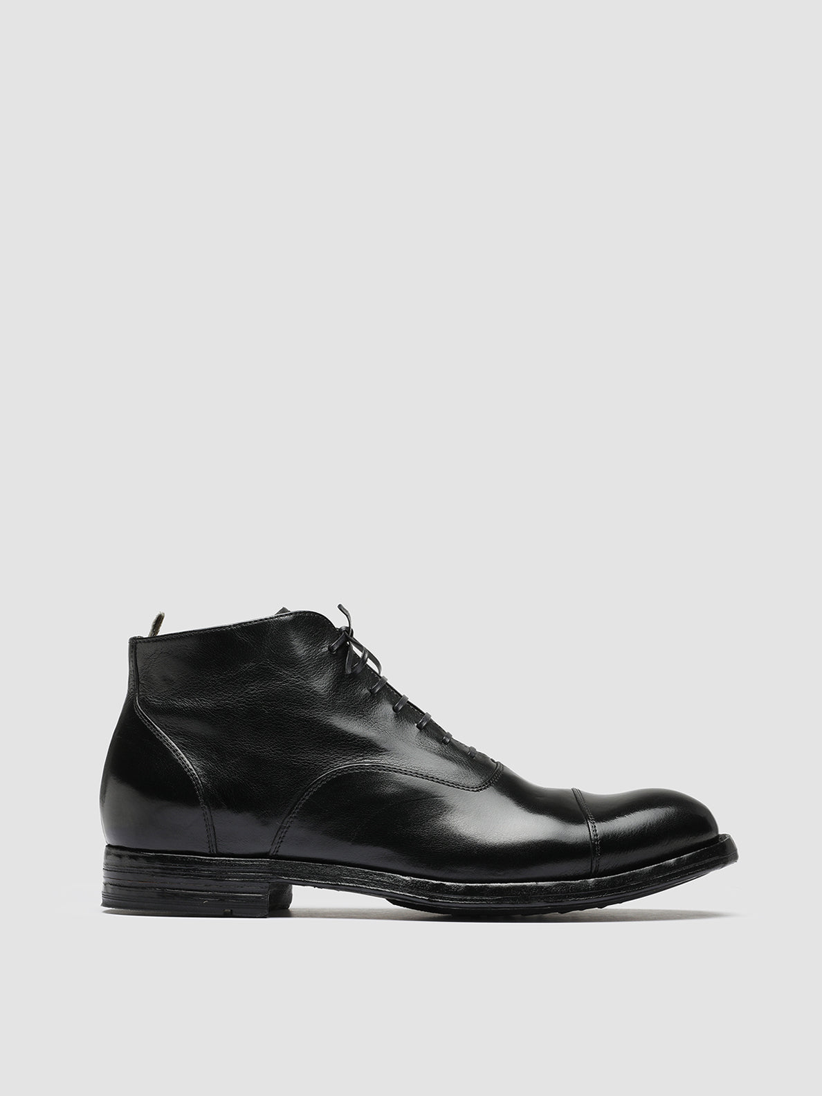 Officine Creative BALANCE 009 Stivaletti in Pelle Nera