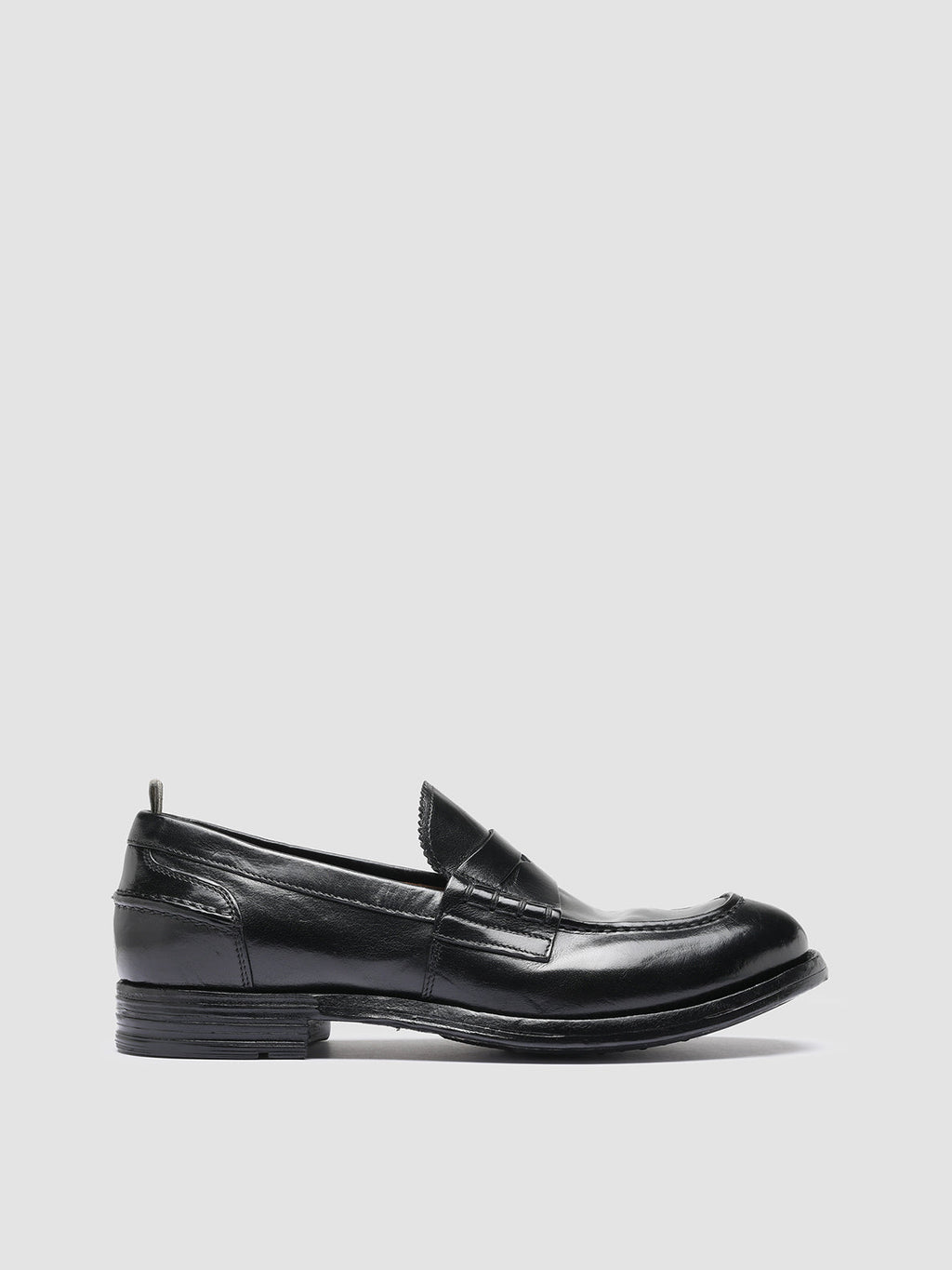 BALANCE 011 - Black Leather Penny Loafers Men Officine Creative - 1