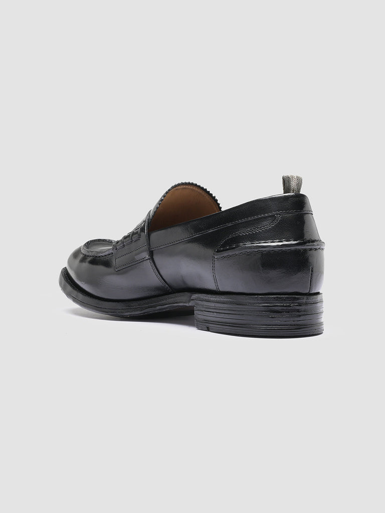 BALANCE 011 - Black Leather Penny Loafers Men Officine Creative - 4