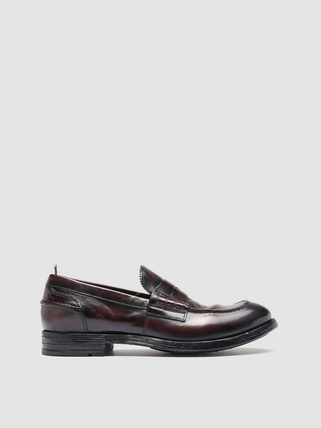 BALANCE 011 - Burgundy Leather Penny Loafers Men Officine Creative - 1