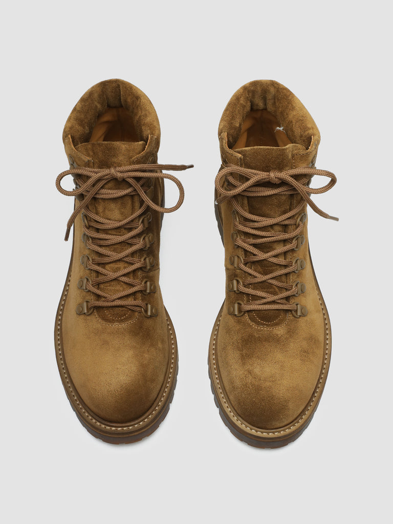 BOSS 003 - Brown Suede Lace Up Boots men Officine Creative - 2