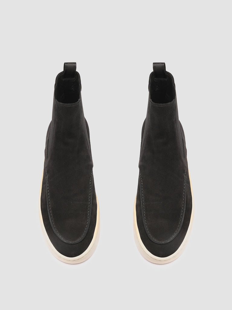 BUG 003 - Black Suede Chelsea Boots