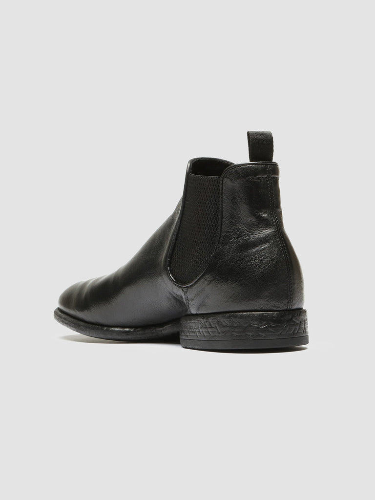 CETON 647 - Black Leather Chelsea Boots Men Officine Creative - 4