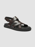 CHARRAT 002 - Brown Leather Sandals Men Officine Creative - 1