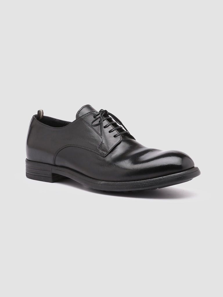 CHRONICLE 001 - Black Leather Derby Shoes Men Officine Creative - 3