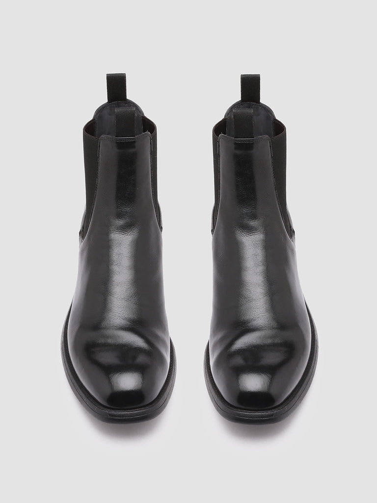 CHRONICLE 002 - Black Leather Chelsea Boots