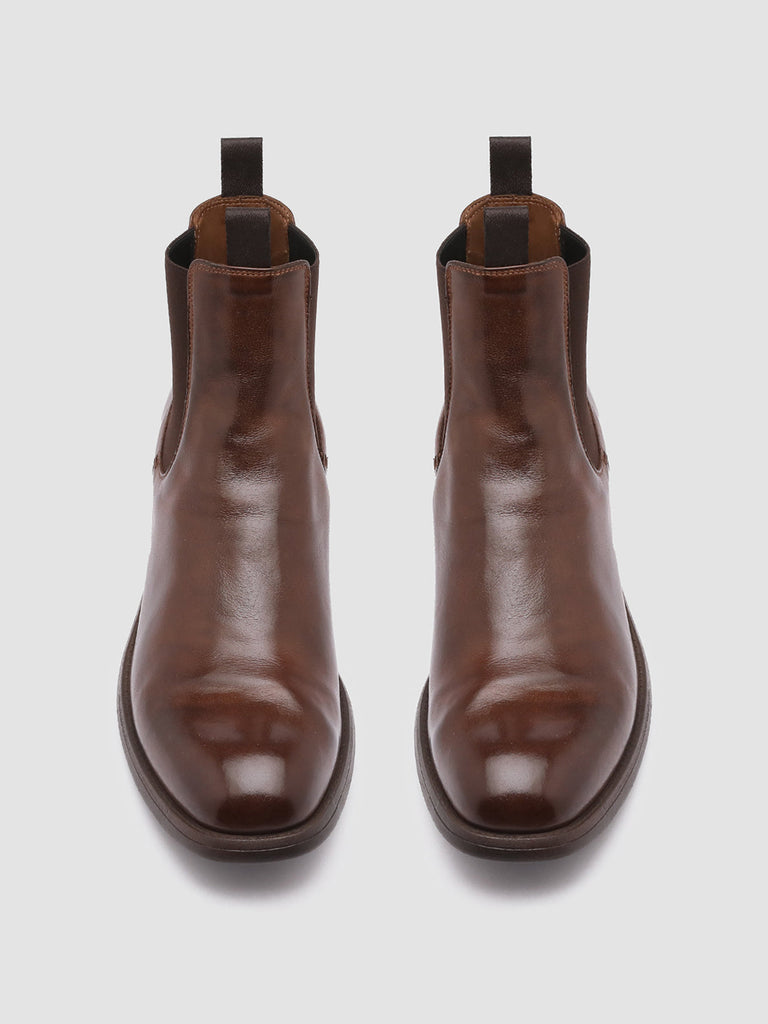 CHRONICLE 002 - Brown Leather Chelsea Boots Men Officine Creative - 2
