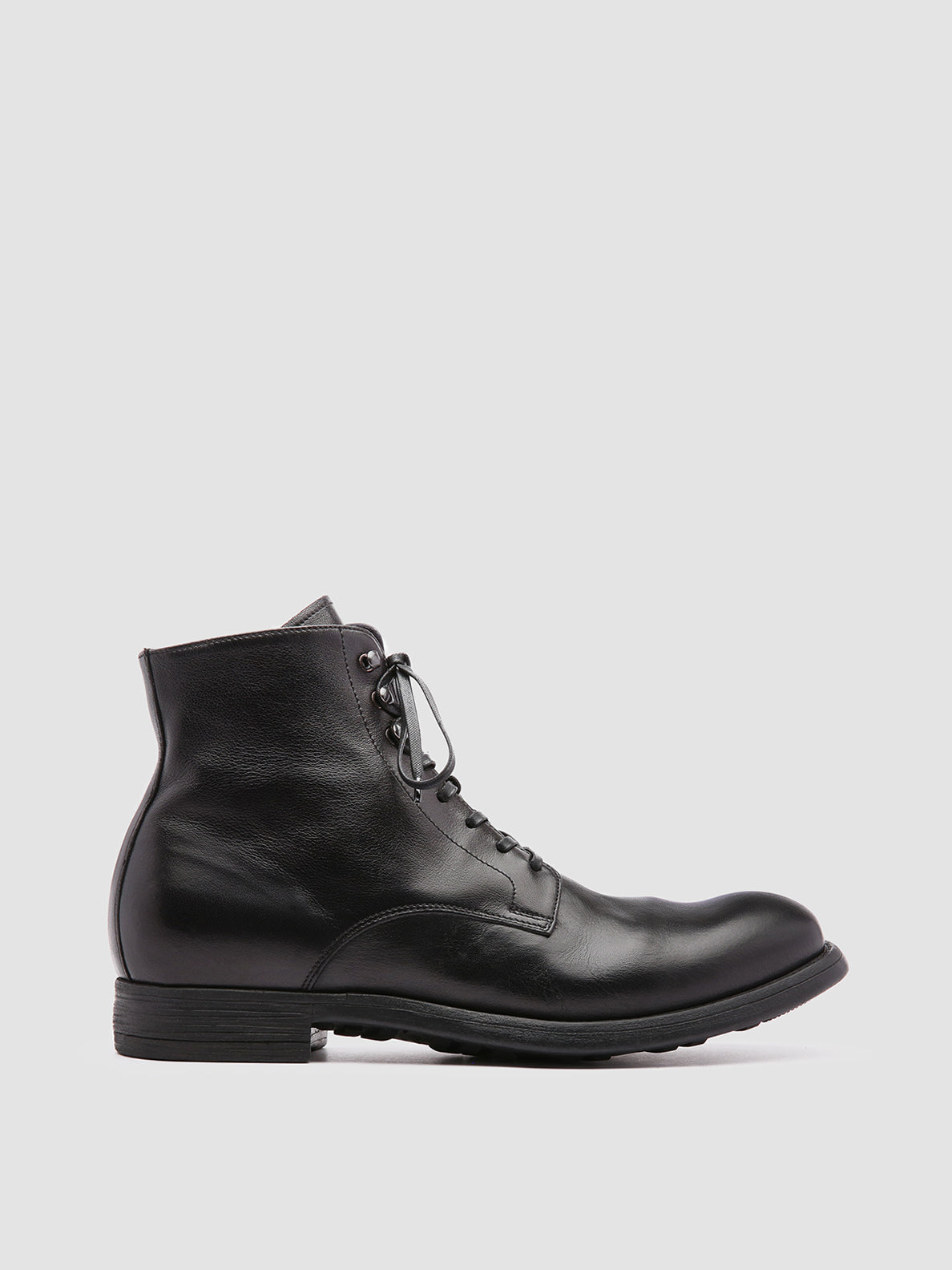 Officine Creative CHRONICLE 004 Stivaletti in Pelle Nera