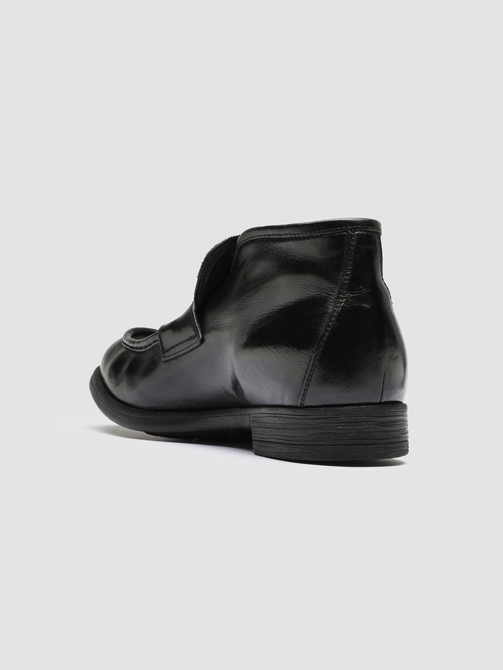 CHRONICLE 027 - Black Leather Ankle Boots Men Officine Creative - 4