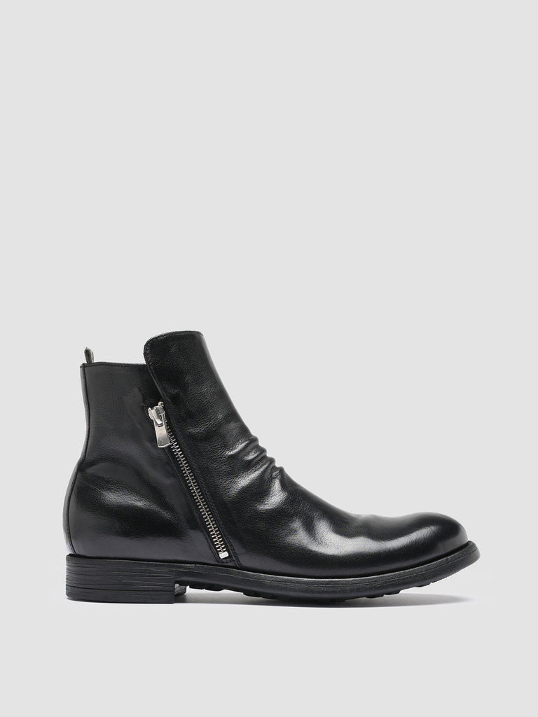 CHRONICLE 042 - Black Leather Ankle Boots