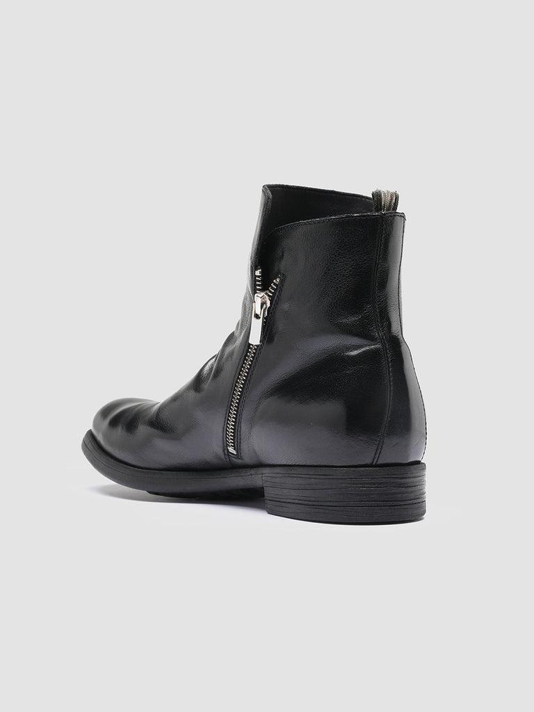 CHRONICLE 042 - Black Leather Ankle Boots Men Officine Creative - 4