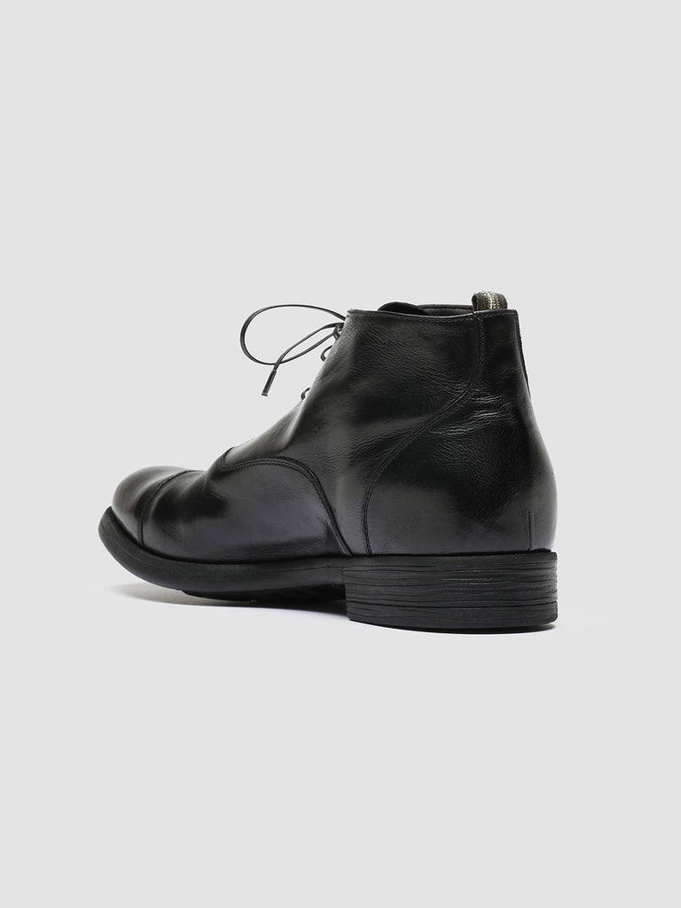CHRONICLE 057 - Black Leather Lace Up Boots men Officine Creative - 4