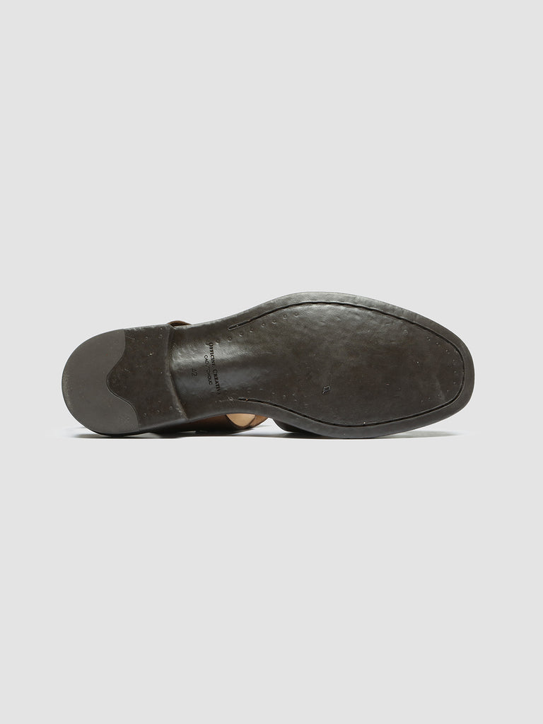 CHRONICLE 145 - Dark Brown Leather Sandals  Men Officine Creative - 5