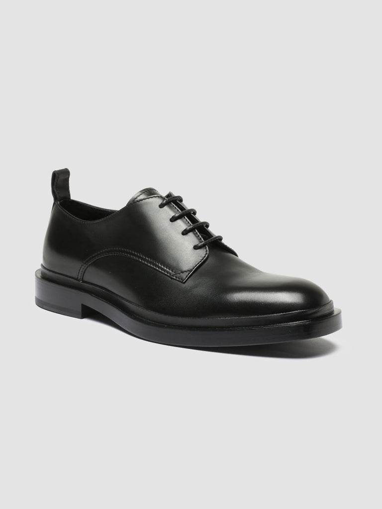CONCRETE 003 - Black Leather Derby Shoes men Officine Creative - 3