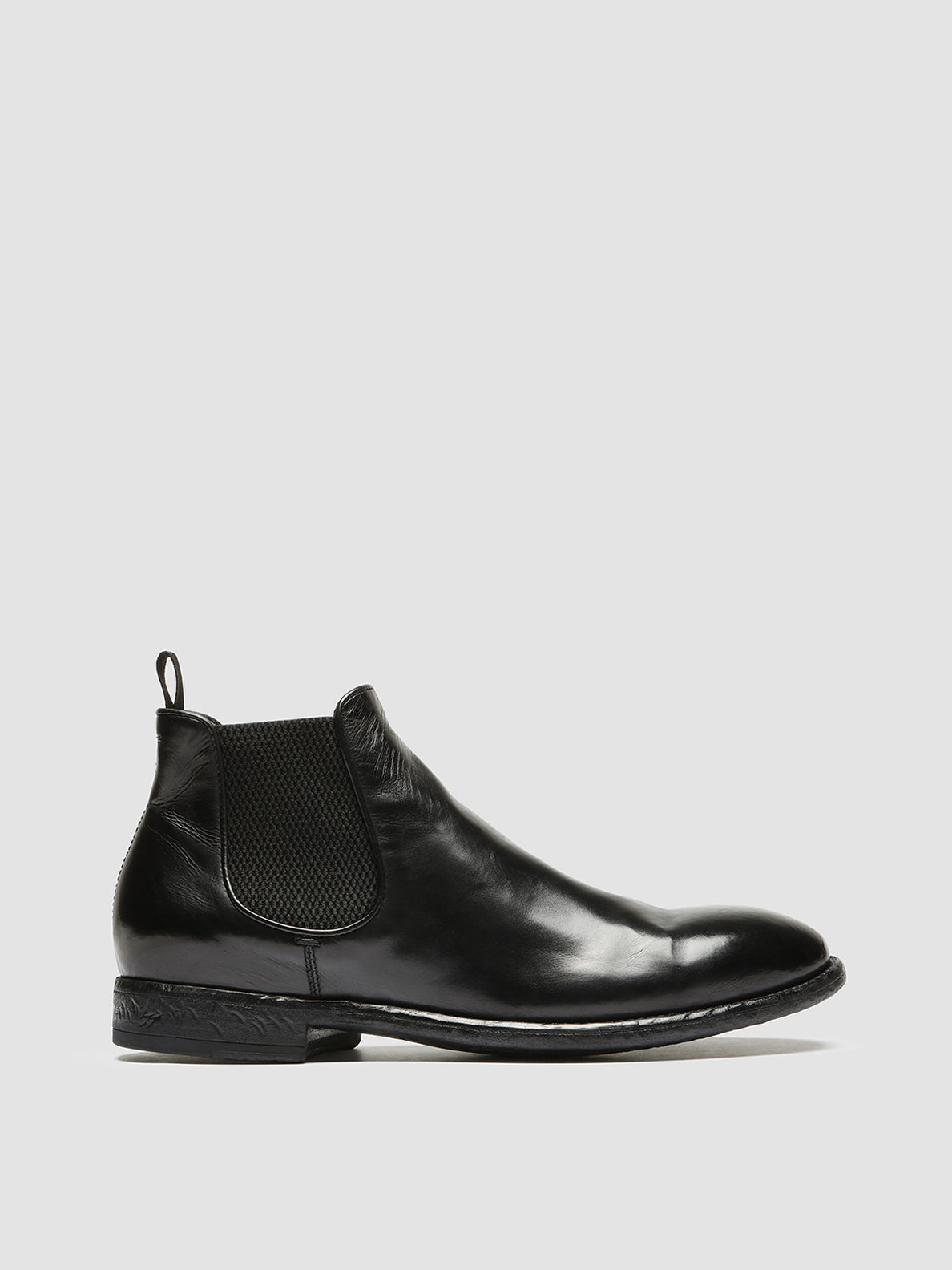 Officine Creative EMORY 012 Stivaletti Chelsea in Pelle Nera