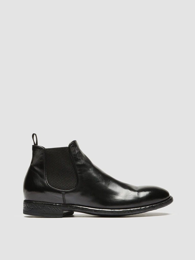 EMORY 012 - Black Leather Chelsea Boots Men Officine Creative - 1