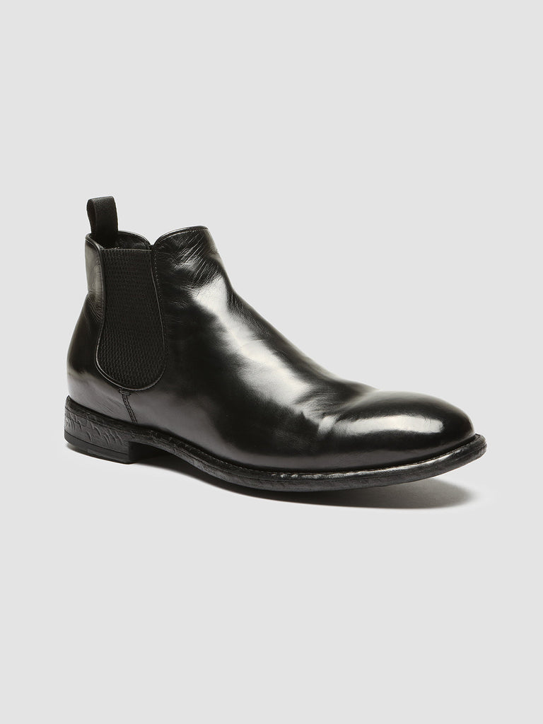 EMORY 012 - Black Leather Chelsea Boots Men Officine Creative - 3