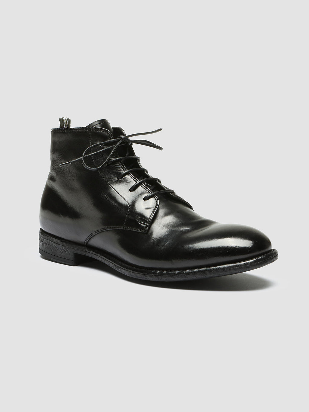 EMORY 023 - Black Leather Ankle Boots Men Officine Creative - 3