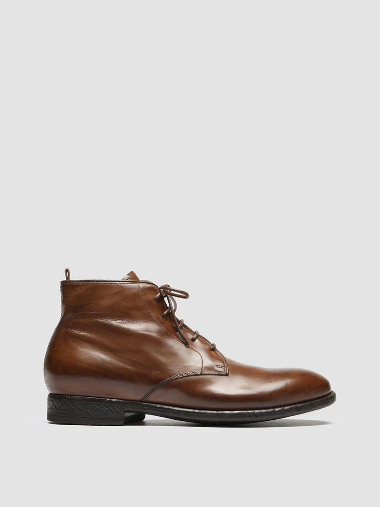 EMORY 023 - Brown Leather Ankle Boots Men Officine Creative - 1
