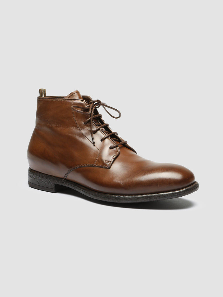 EMORY 023 - Brown Leather Ankle Boots Men Officine Creative - 3