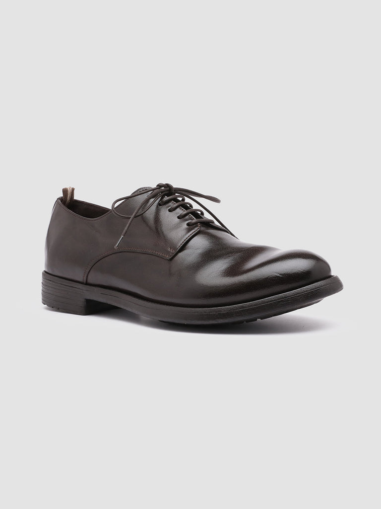 HIVE 008 - Brown Leather Derby Shoes Men Officine Creative - 3