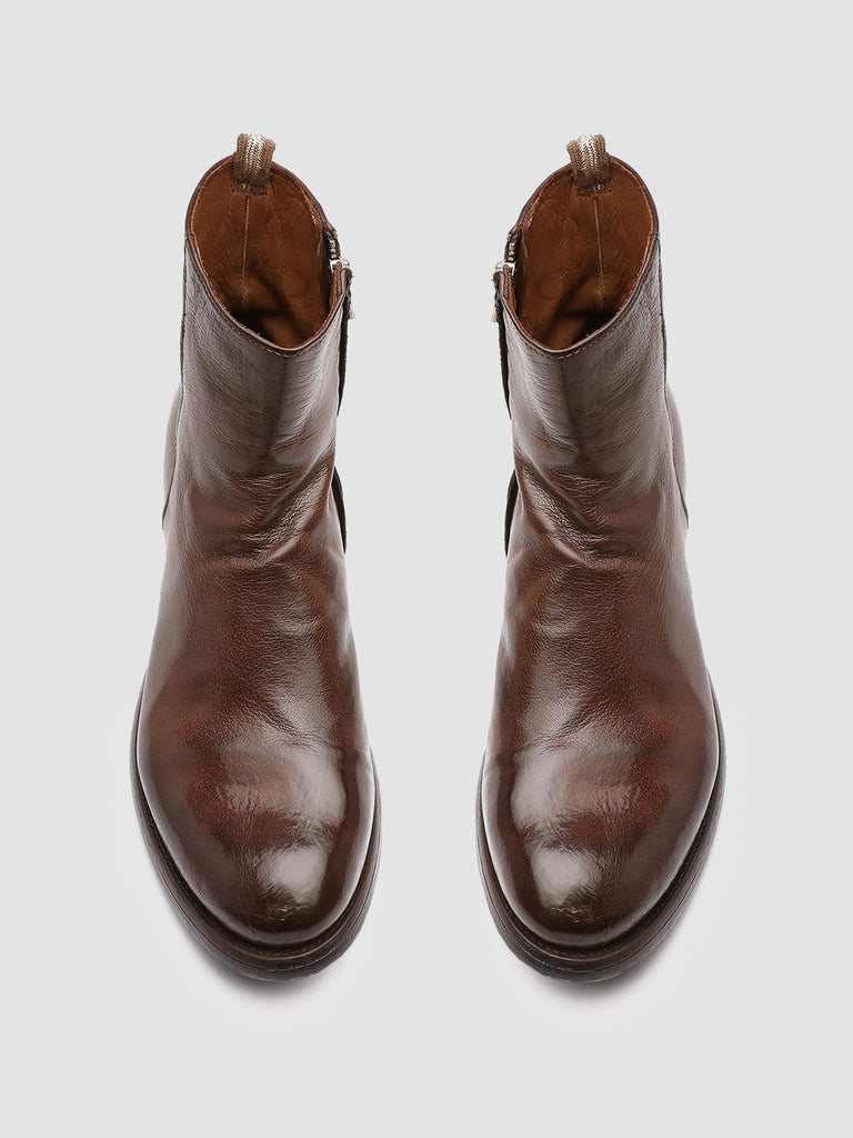 HIVE 010 - Brown Leather Boots Men Officine Creative - 2