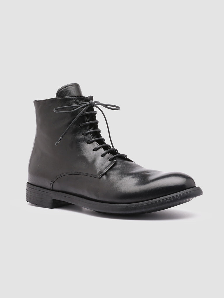 HIVE 016 - Black Leather Boots Men Officine Creative - 3
