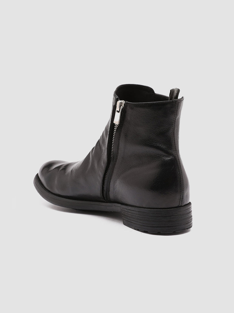 HIVE 036 - Black Leather Ankle Boots Men Officine Creative - 4
