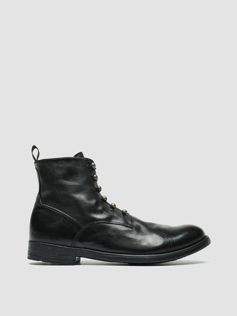 HIVE 051 - Black Leather Zip Boots men Officine Creative - 1