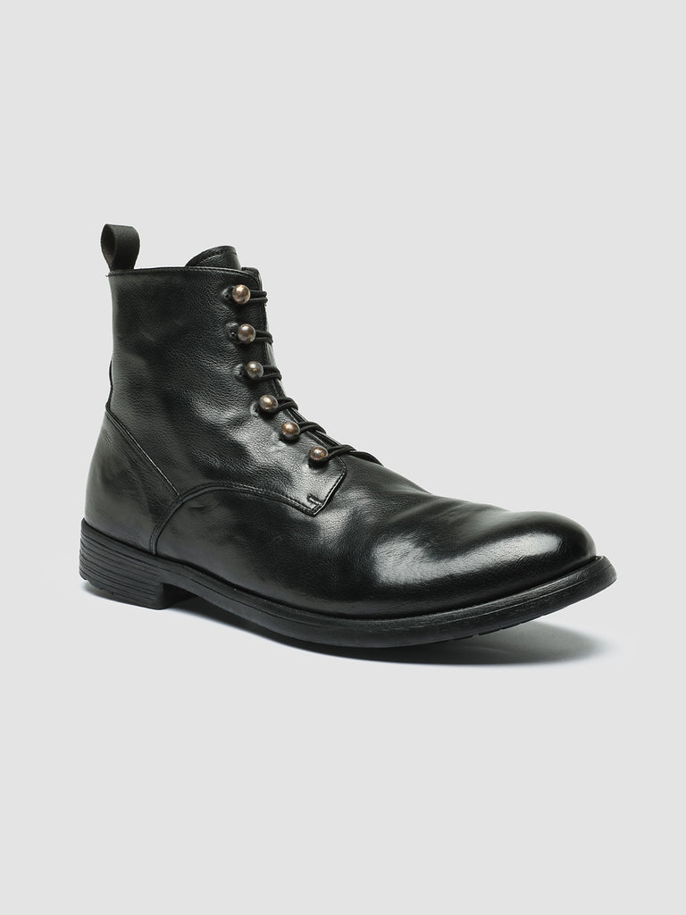 HIVE 051 - Black Leather Zip Boots men Officine Creative - 3