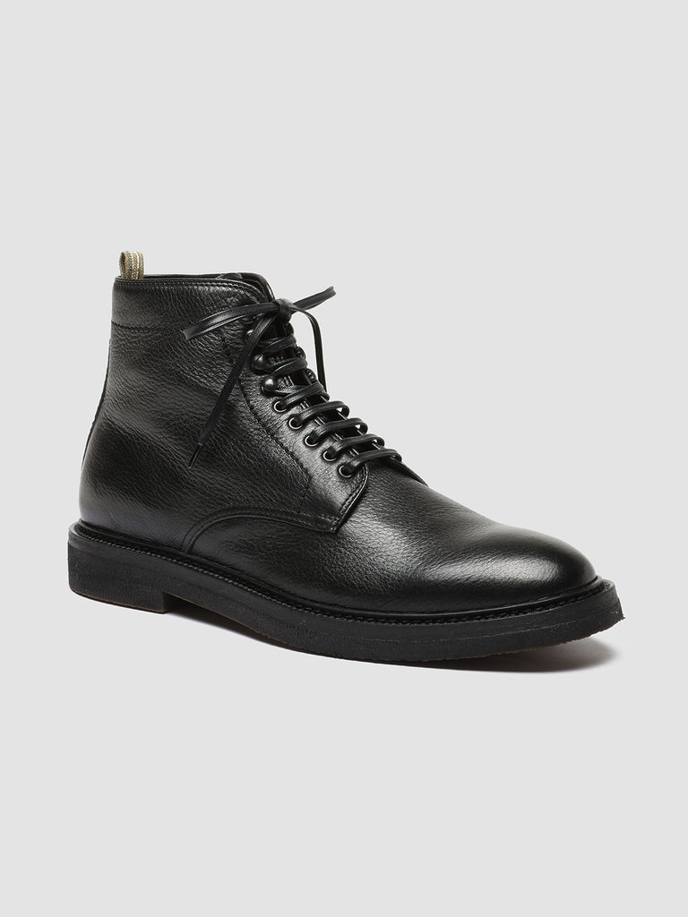 HOPKINS FLEXI 203 - Black Leather Lace-up Boots men Officine Creative - 3