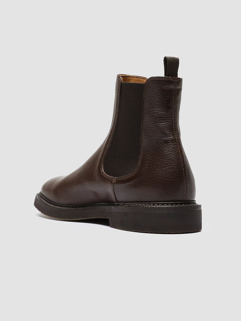 HOPKINS FLEXI 204 - Brown Leather Chelsea Boots men Officine Creative - 4