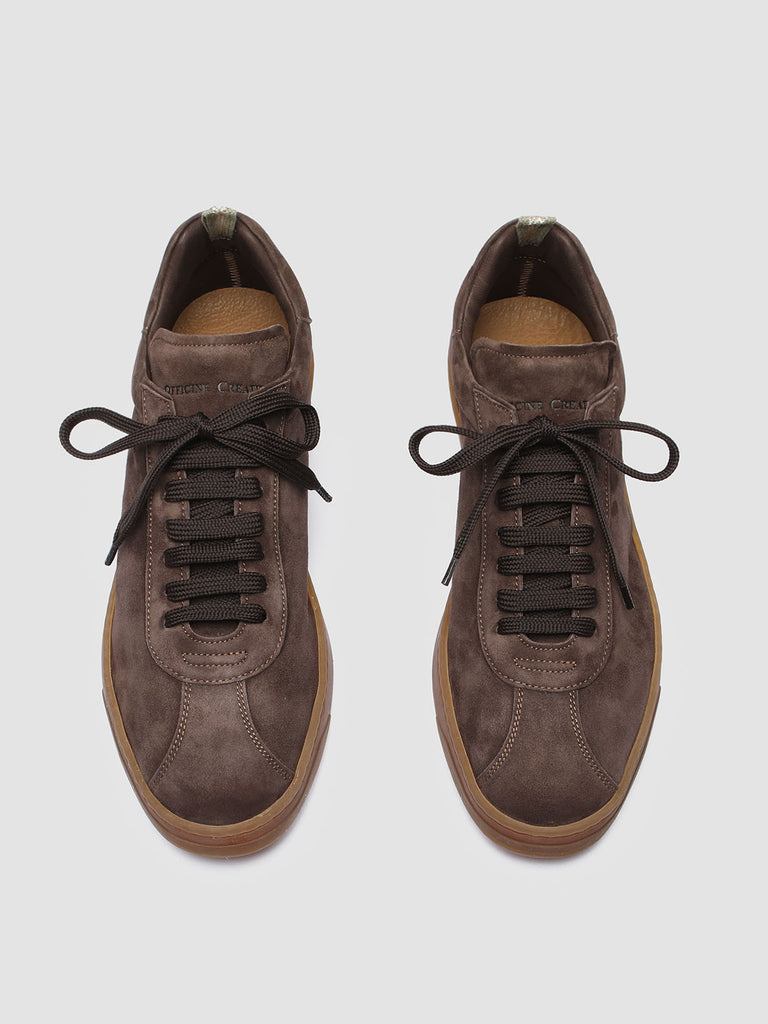 KARMA 001 - Dark Brown Suede Sneakers  Men Officine Creative - 2