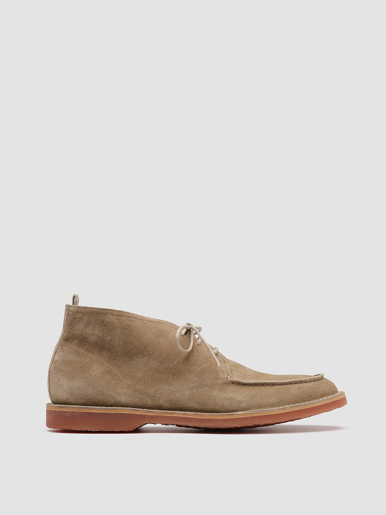 KENT 002 - Taupe Suede ankle boots Men Officine Creative - 1