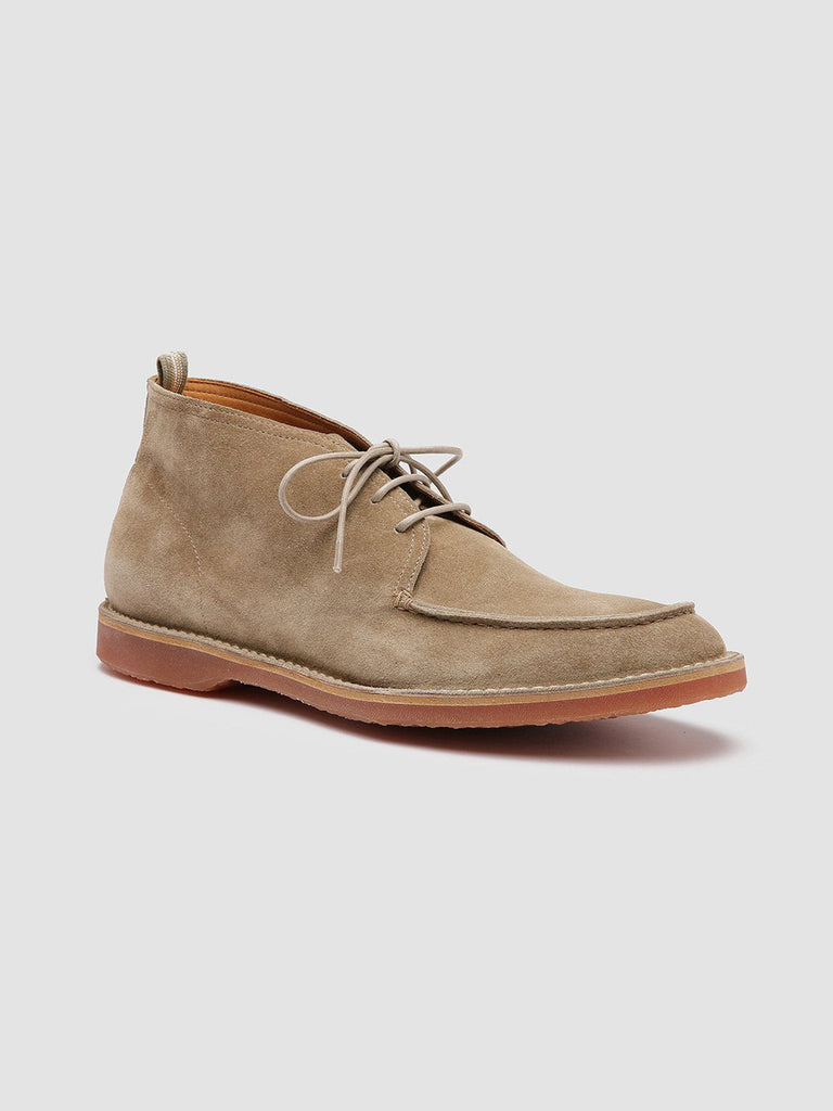 KENT 002 - Taupe Suede ankle boots Men Officine Creative - 3