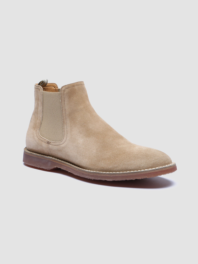 KENT 005 - Taupe Suede Chelsea Boots  Men Officine Creative - 3