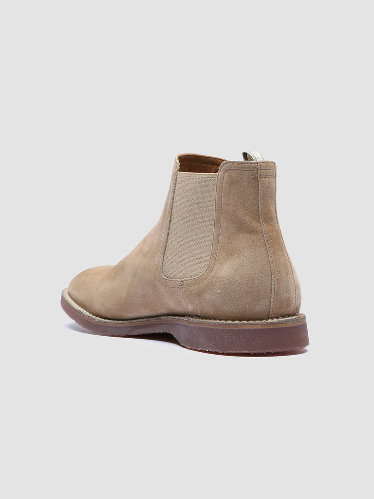 KENT 005 - Taupe Suede Chelsea Boots  Men Officine Creative - 4