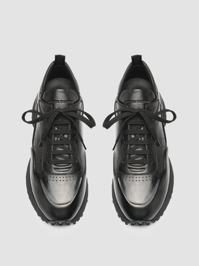 KEYNES 001 - Black Nappa Leather Sneakers Men Officine Creative - 2