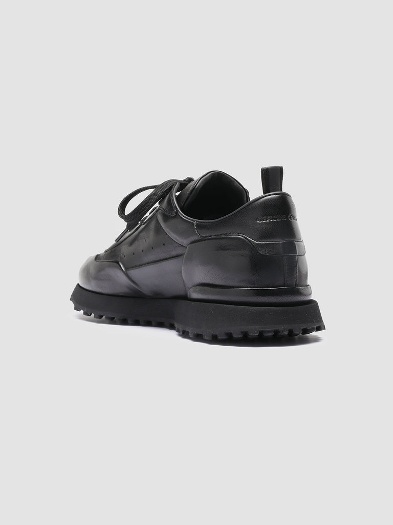 KEYNES 001 - Black Nappa Leather Sneakers Men Officine Creative - 4