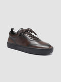 KYLE LUX 001 - Brown Leather Sneakers Men Officine Creative - 3