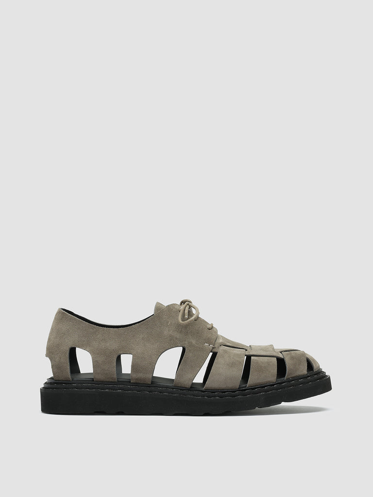 LYNDON 001 - Taupe Suede Sandals