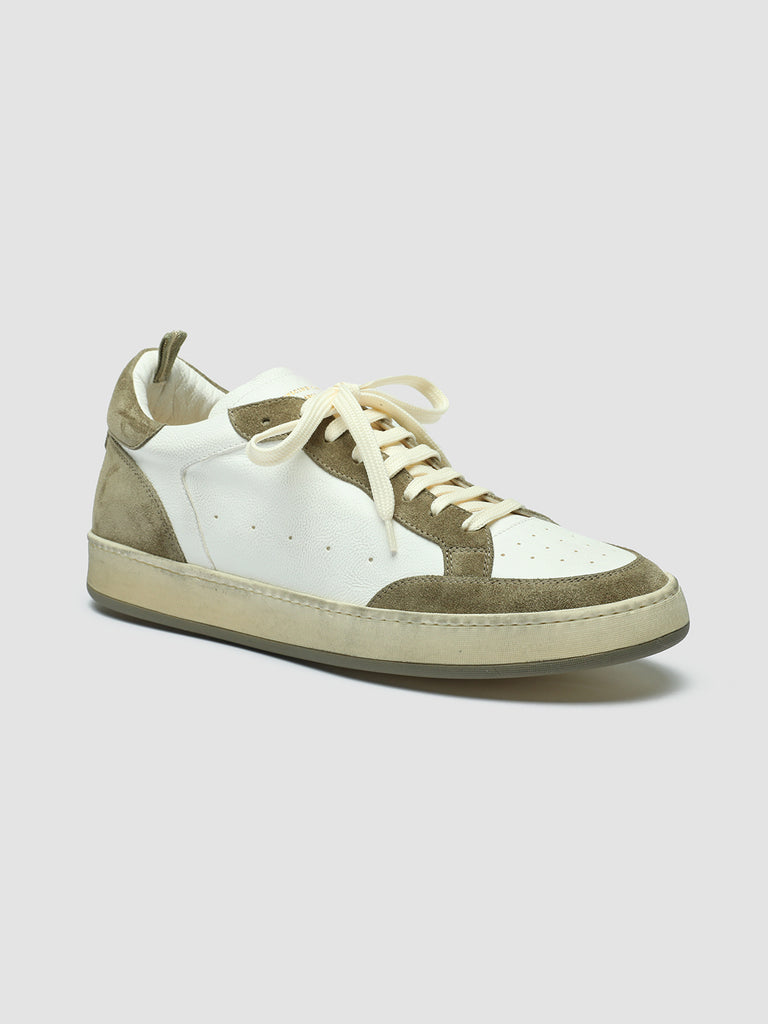 MAGIC 001 - White Leather and Suede Low Top Sneakers men Officine Creative - 3