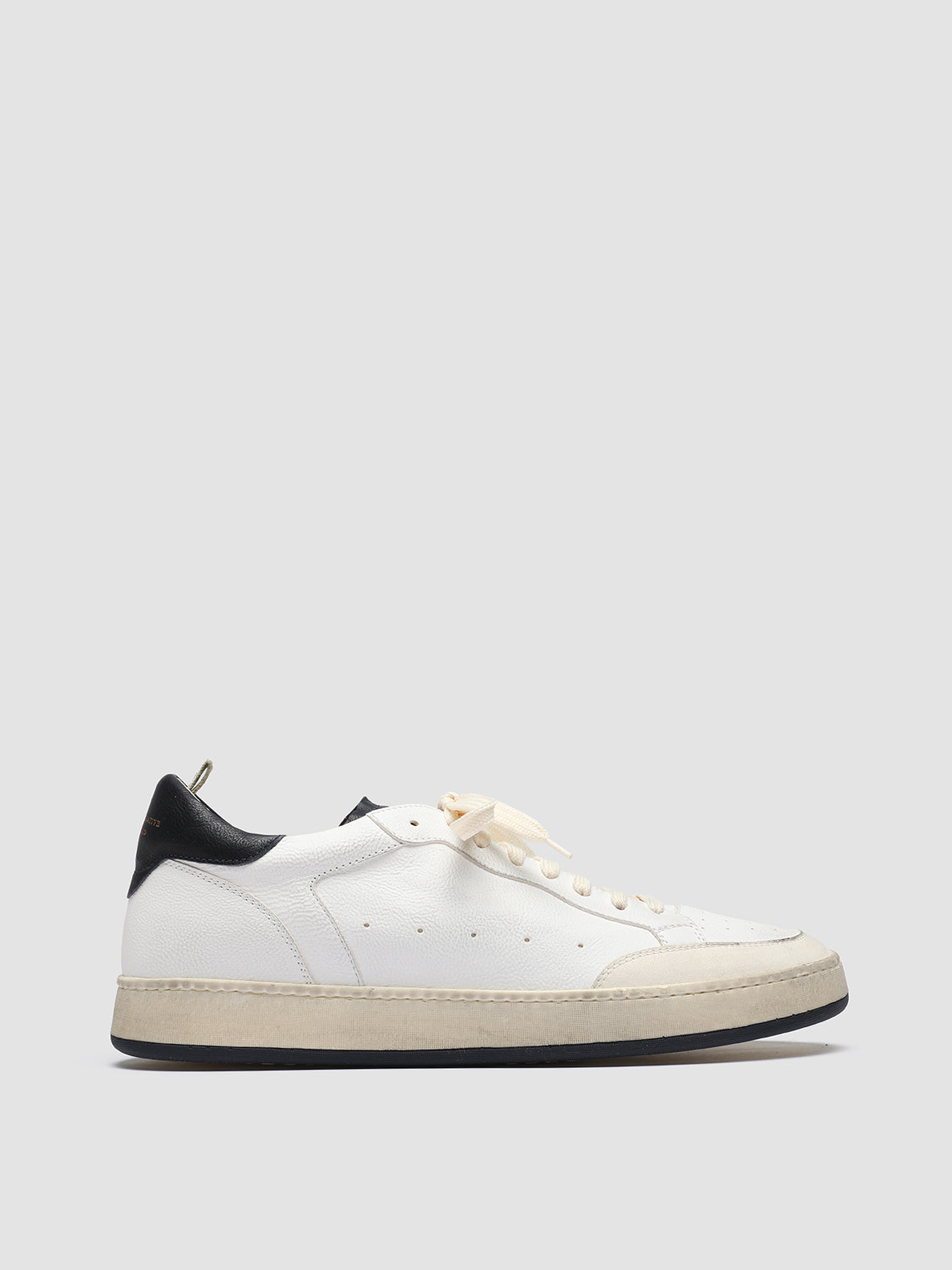 Officine Creative MAGIC 001 Sneakers in Pelle e Camoscio Bianco