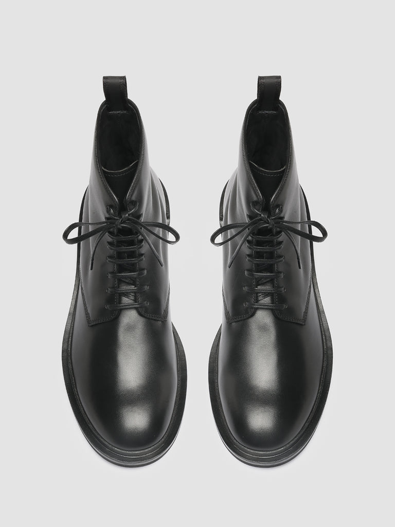 MAJOR 011 - Black Leather Lace Up Boots men Officine Creative - 2
