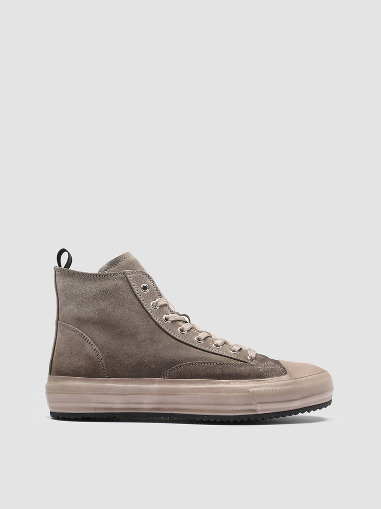 MES 011 - Taupe Suede High-Top Sneakers Men Officine Creative - 1