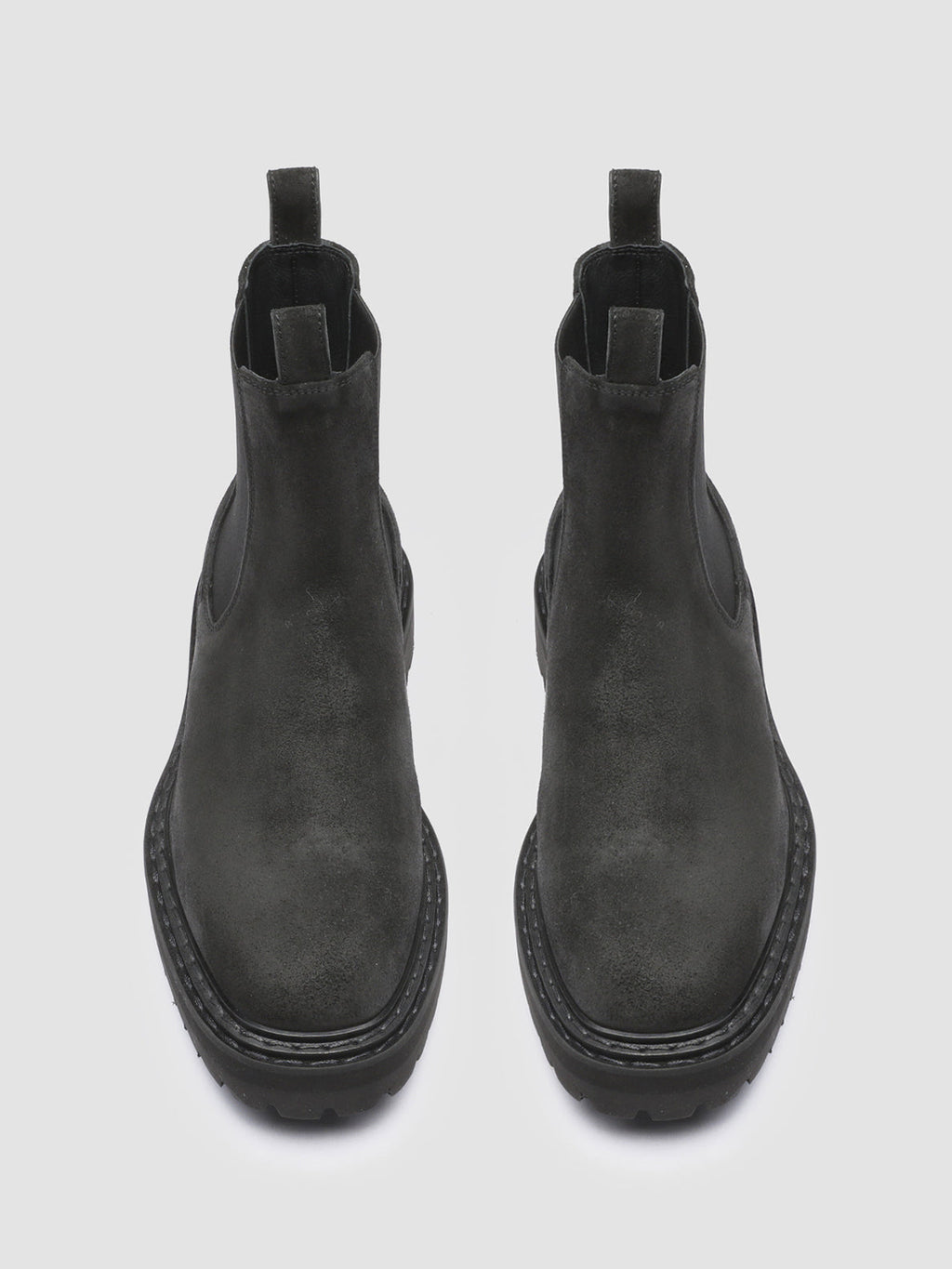 PISTOLS 003 - Black Suede Chelsea Boots Men Officine Creative - 2