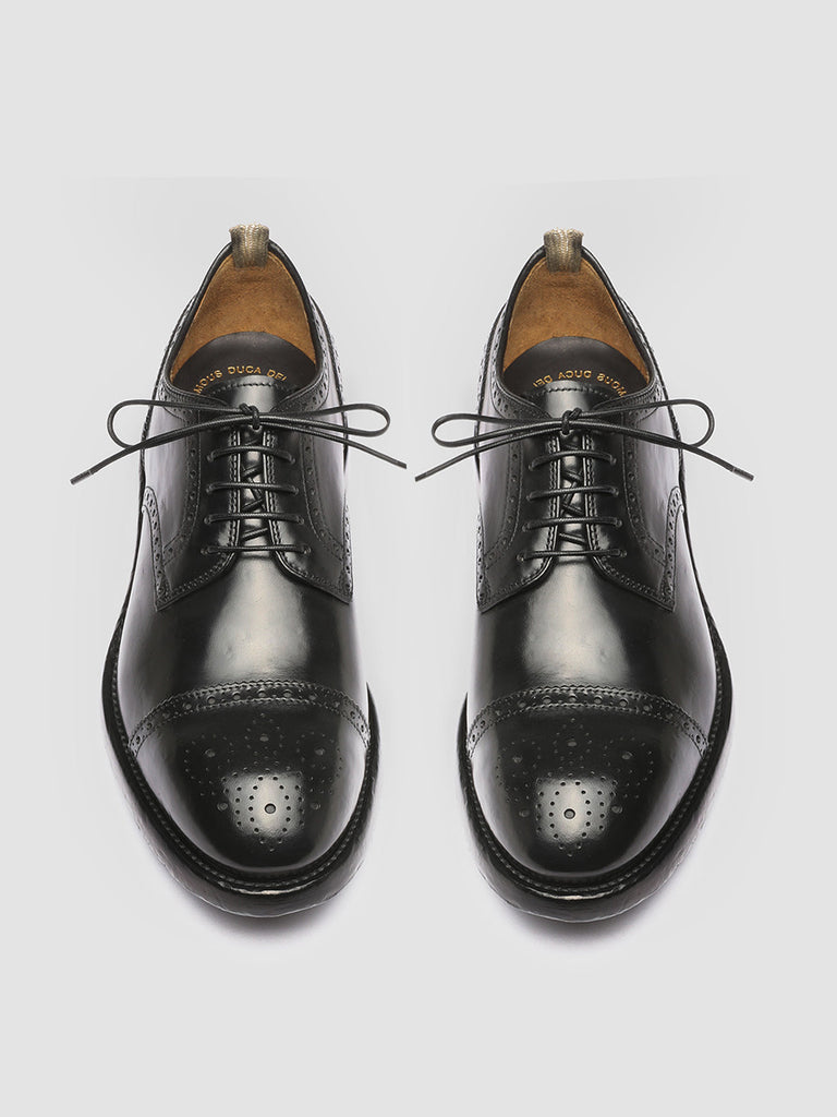 TEMPLE 003 - Black Leather Derby Shoes Men Officine Creative - 2