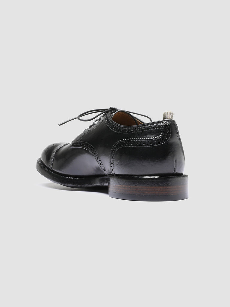 TEMPLE 003 - Black Leather Derby Shoes Men Officine Creative - 4