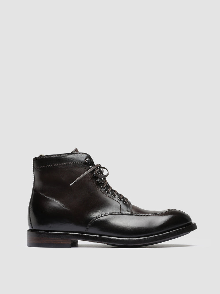 TEMPLE 006 - Brown Leather Ankle Boots Men Officine Creative - 1