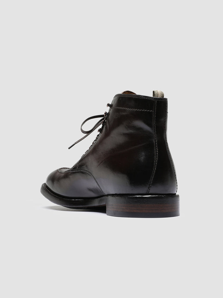 TEMPLE 006 - Brown Leather Ankle Boots Men Officine Creative - 4